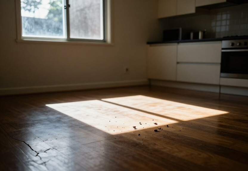 Spider infestation in a Grose Vale home before treatment